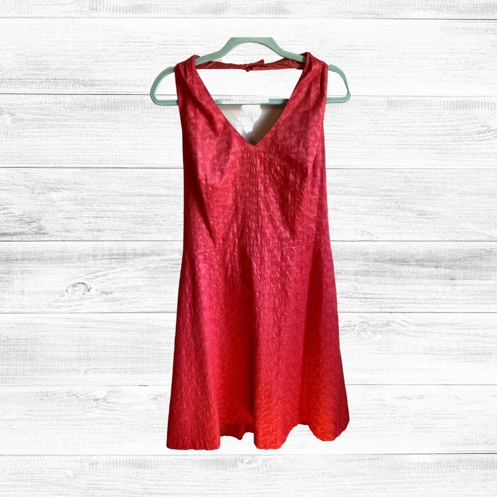 NWT Ann Taylor halter dress/coral color